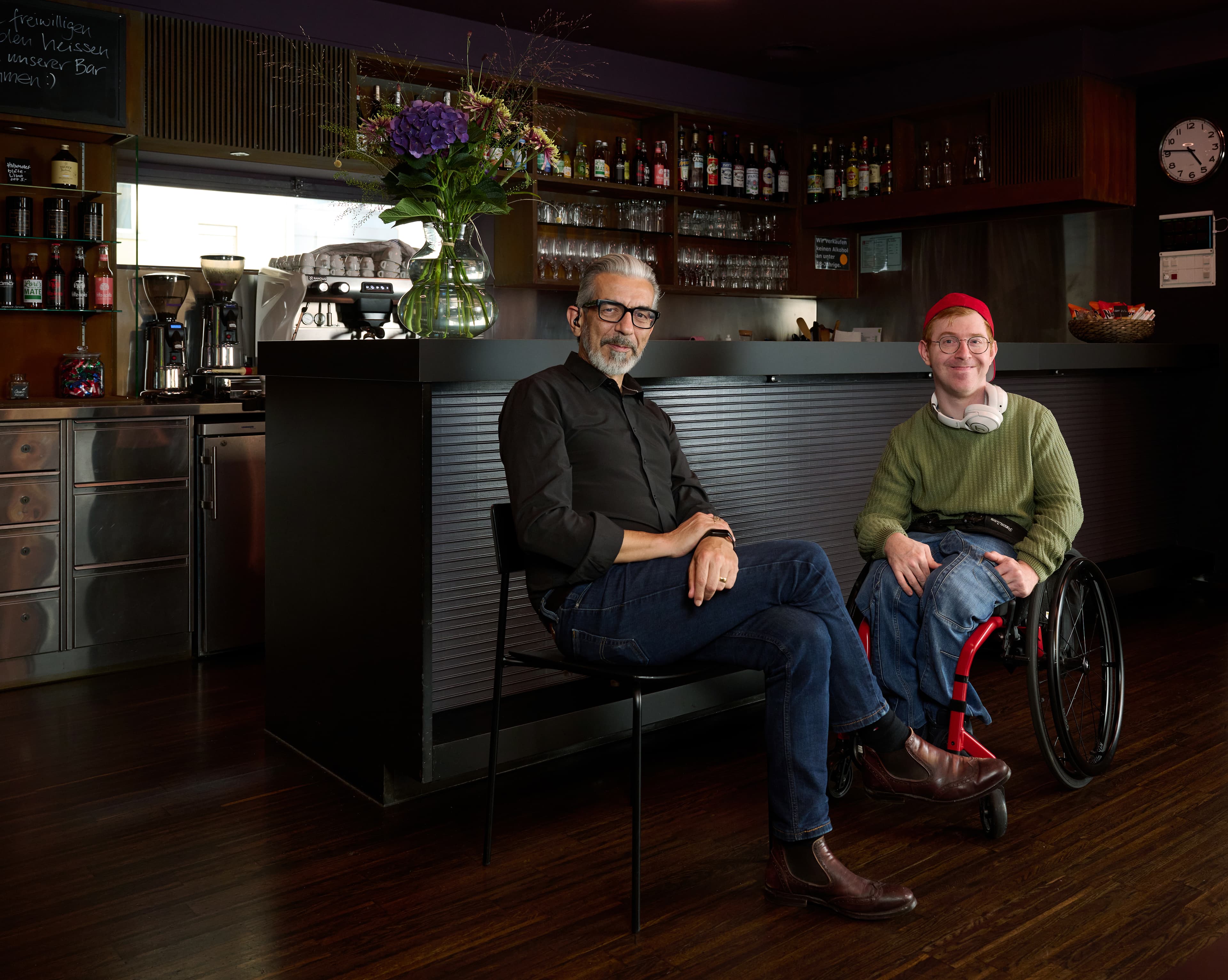 Porträt von Jahn Graf und Markus Beeli, fotografiert von Franca Pedrazzetti