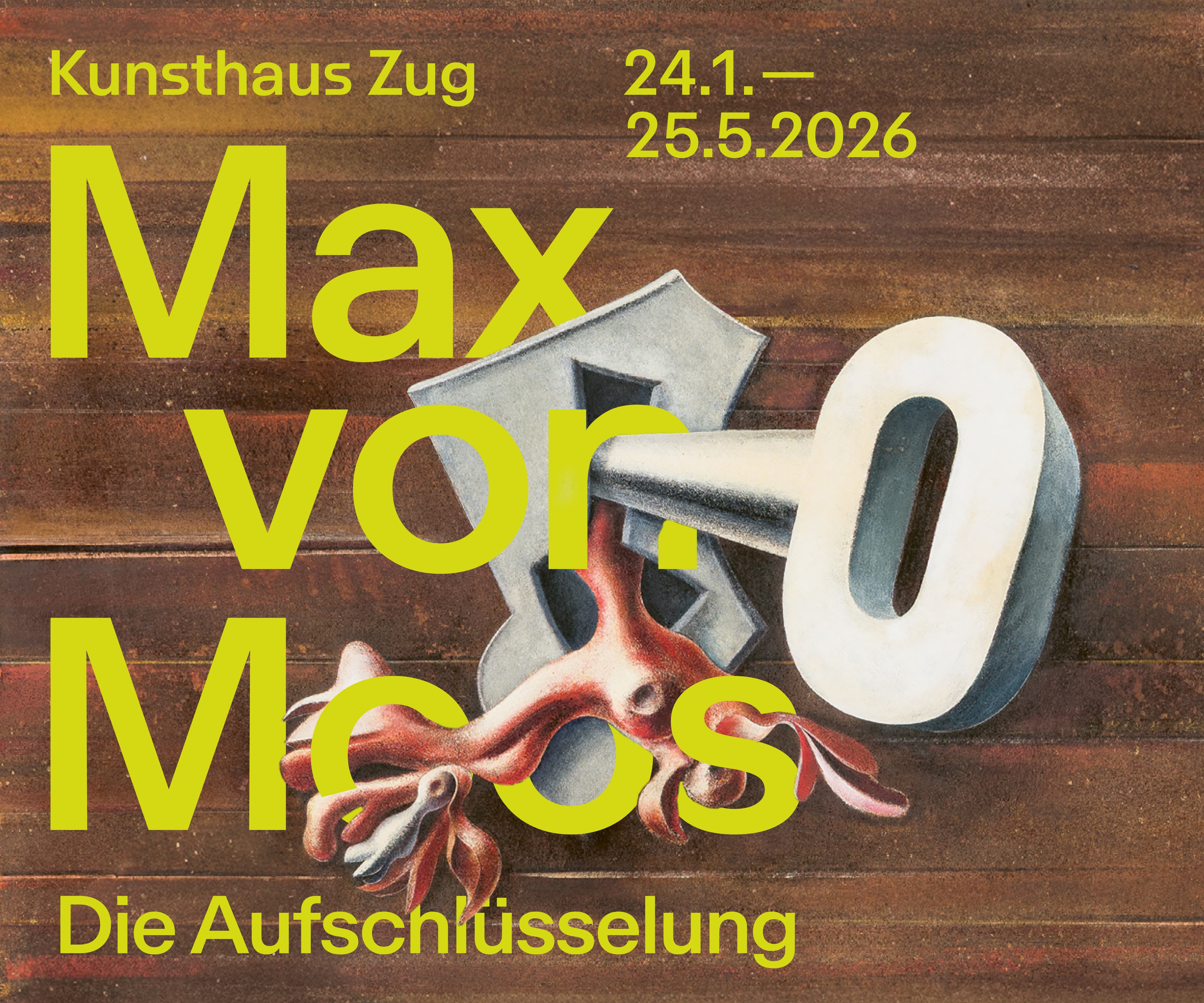 Banner: Kunsthaus Zug, Max von Moos, 19.–25.01.2026