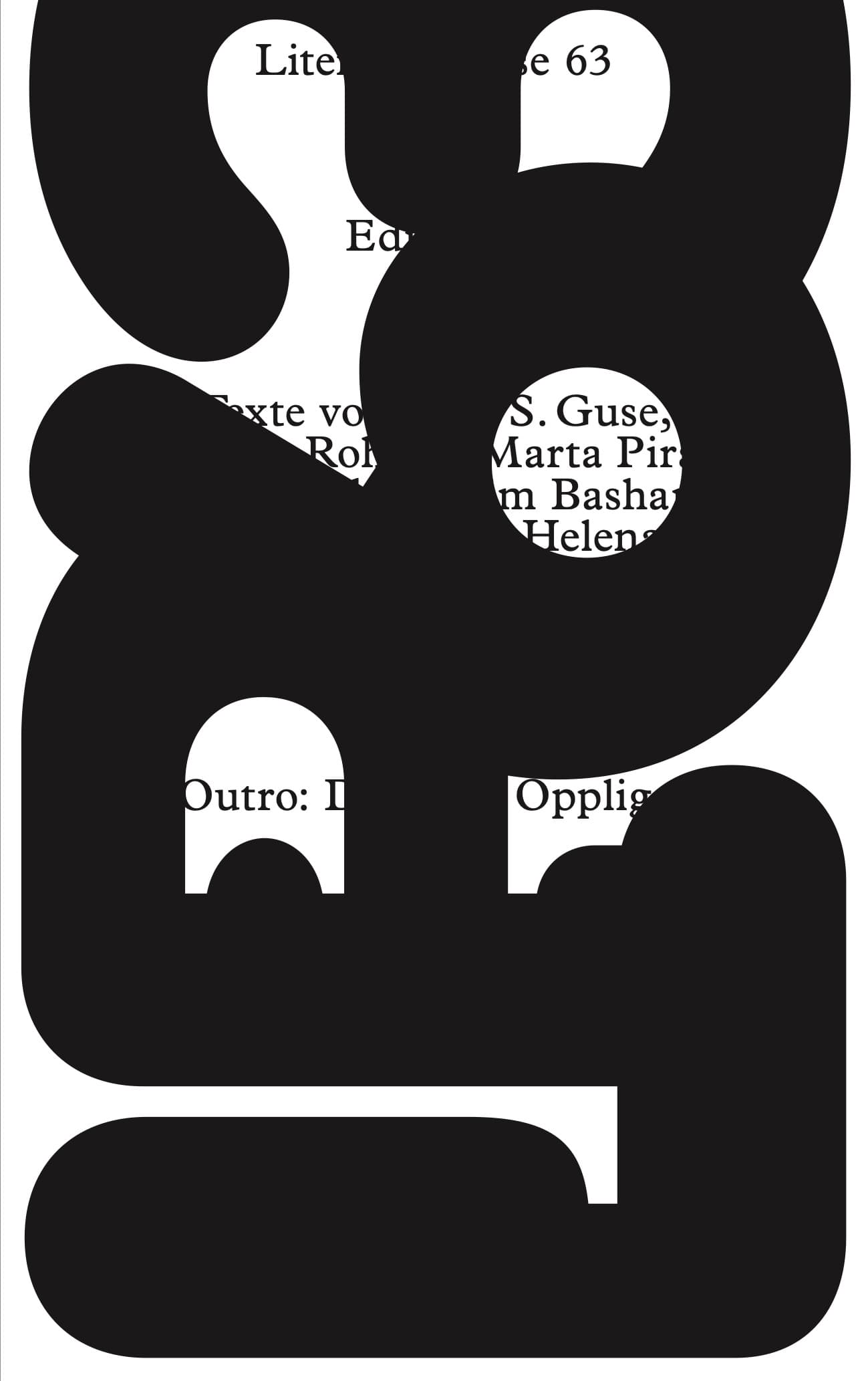 Cover Literaturpause Nr. 63