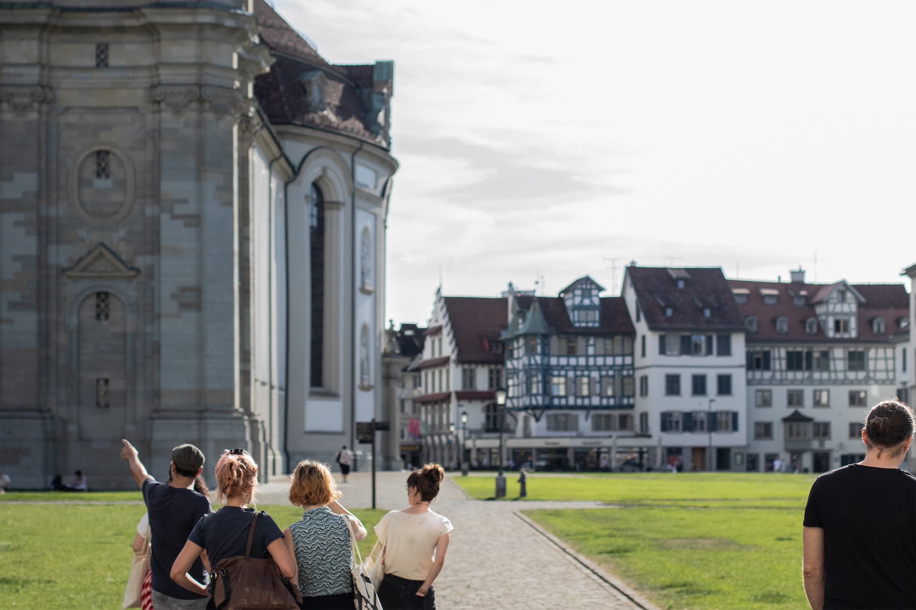 Bild Klosterplatz St.Gallen, fotografiert von Claudia Schildknecht