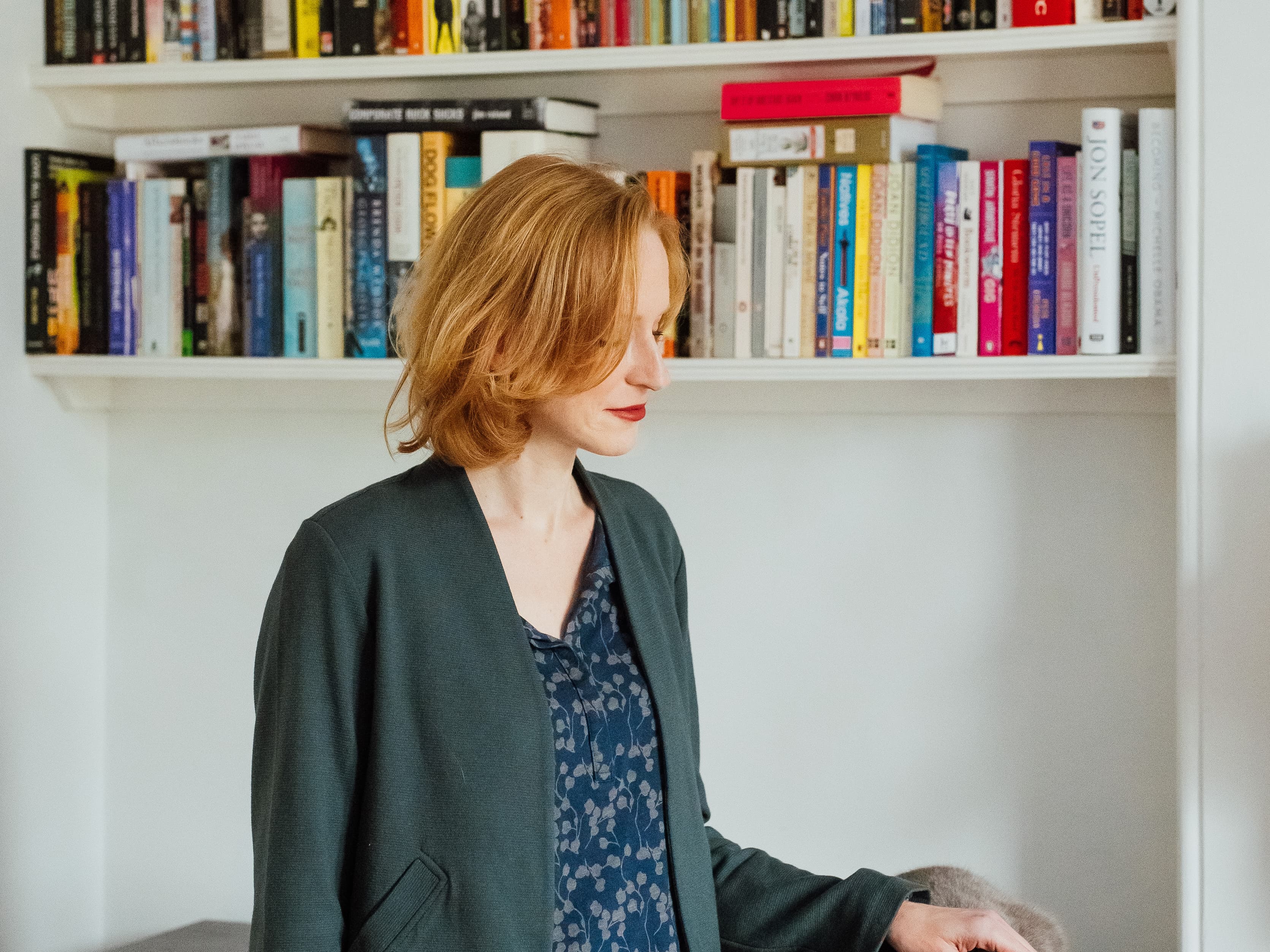 Porträt von Caroline Pennock von Ellie Cawthorne