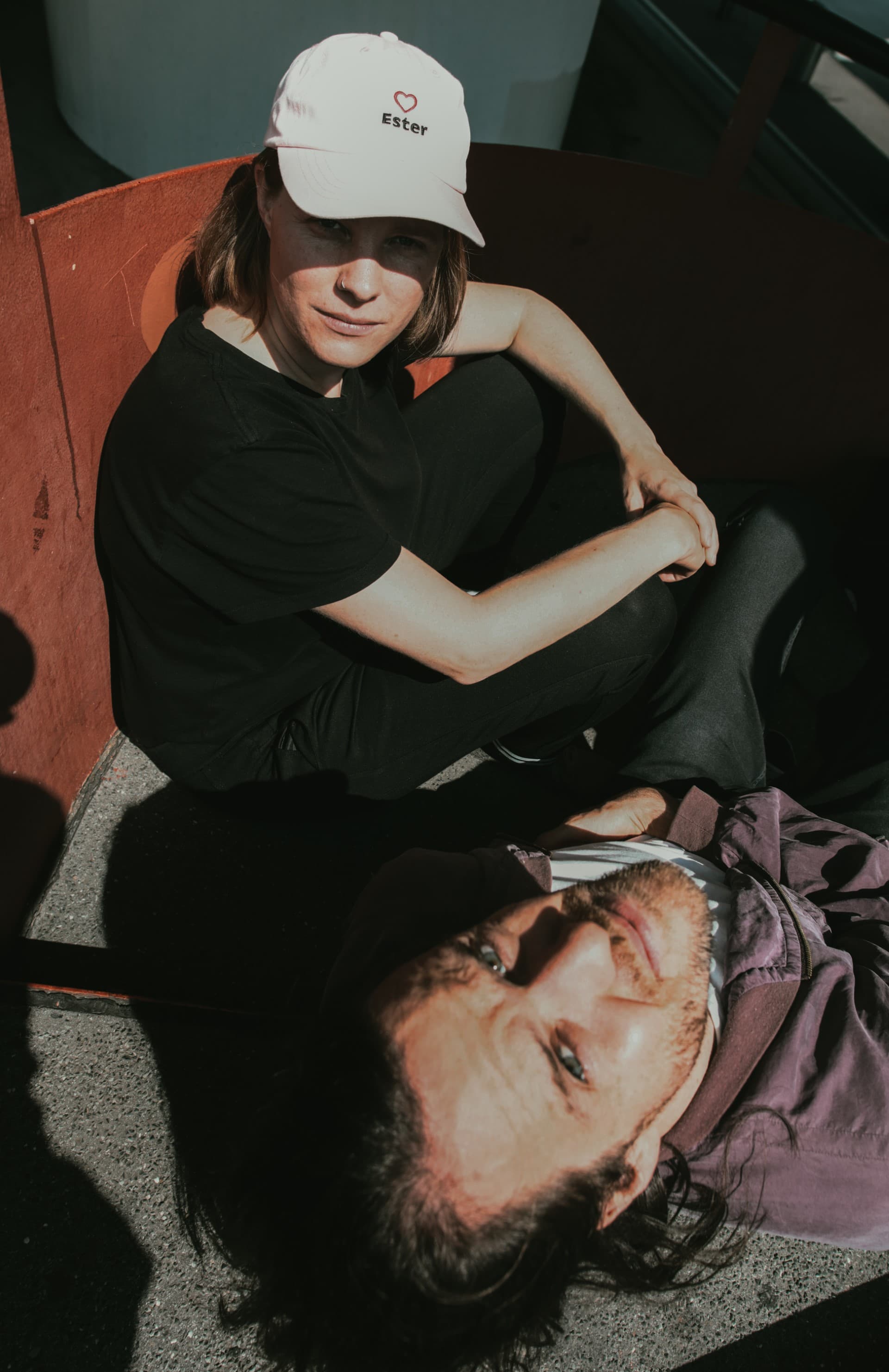 Bild Martina Berther und Philipp Schlotter, fotografiert von Jeremie Luke