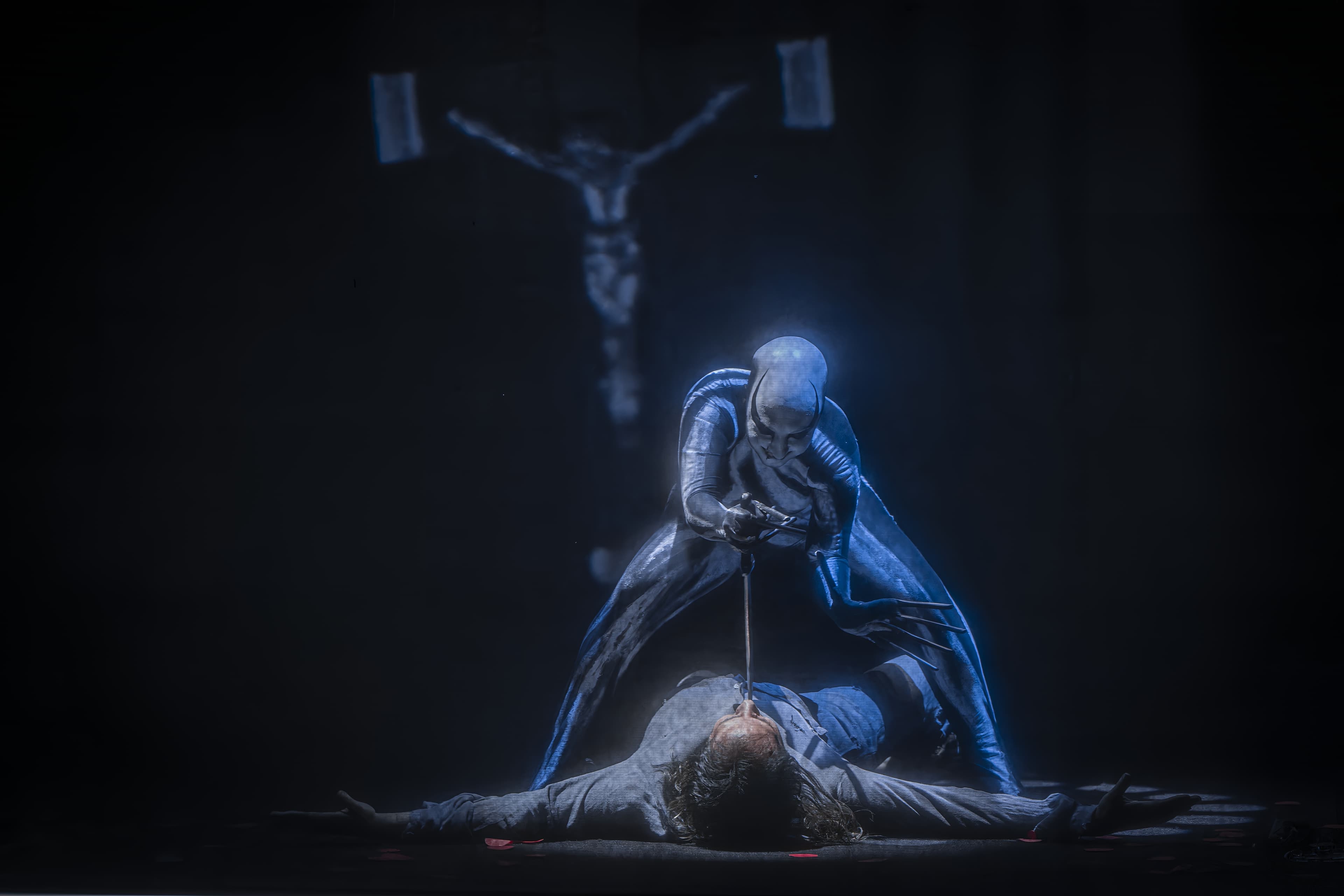 Luzerner Theater: Requiem für einen Gefangenen. Fotografiert von Ingo Hoehn