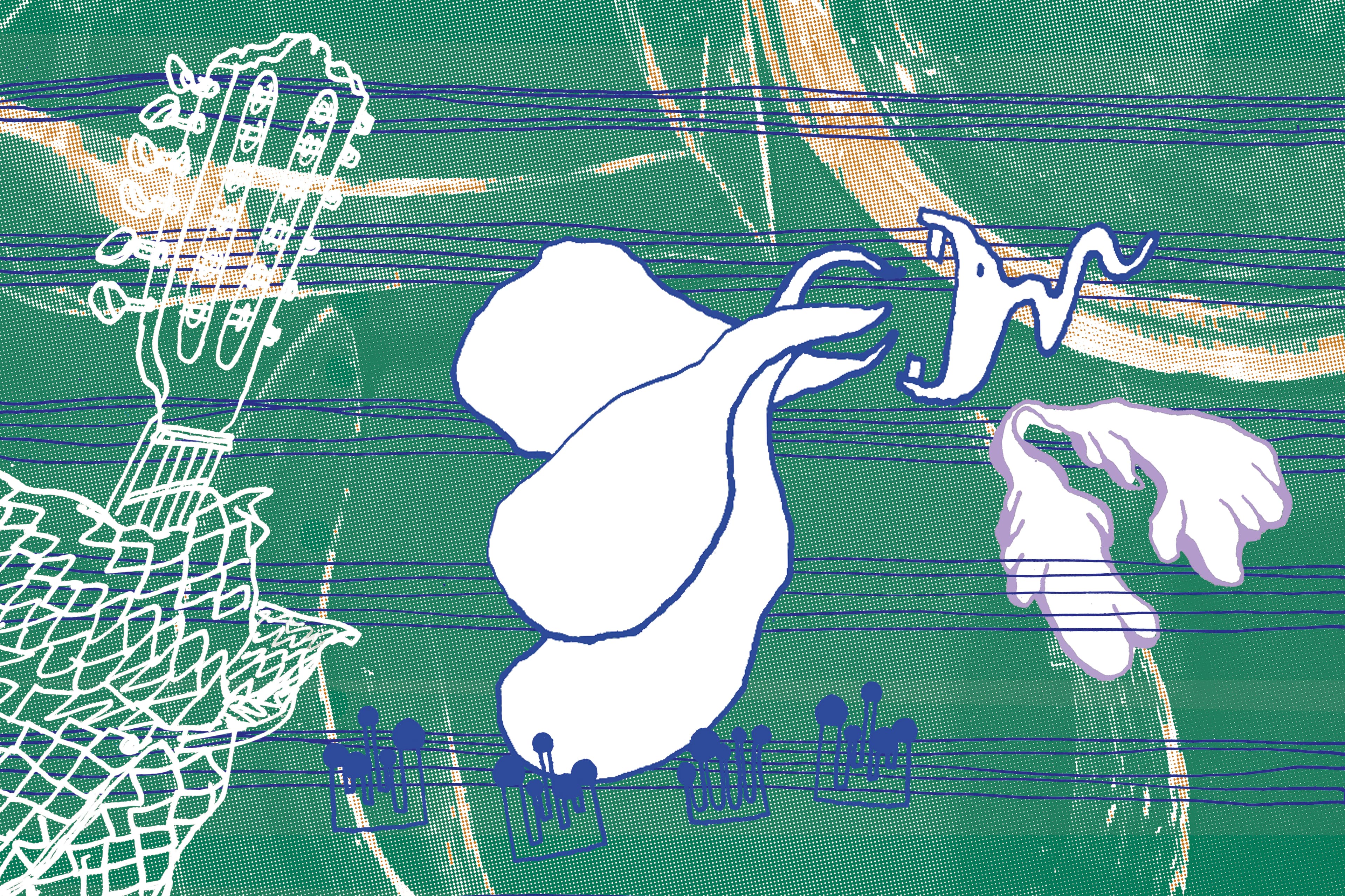 Illustration Jazz von Helena Hunziker und Nali Rompietti