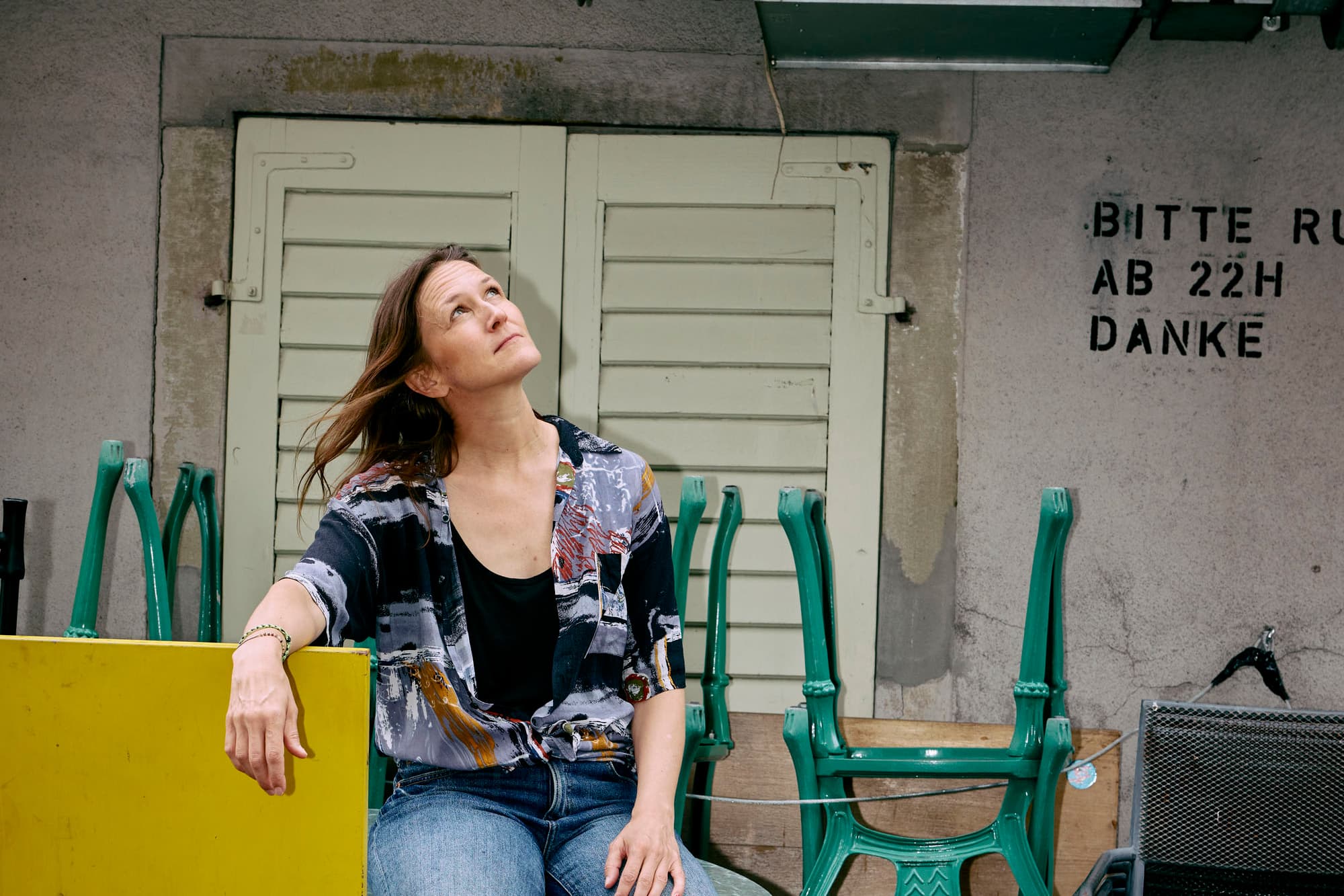 Porträt von Martina Clavadetscher, fotografiert von Lucas Ziegler