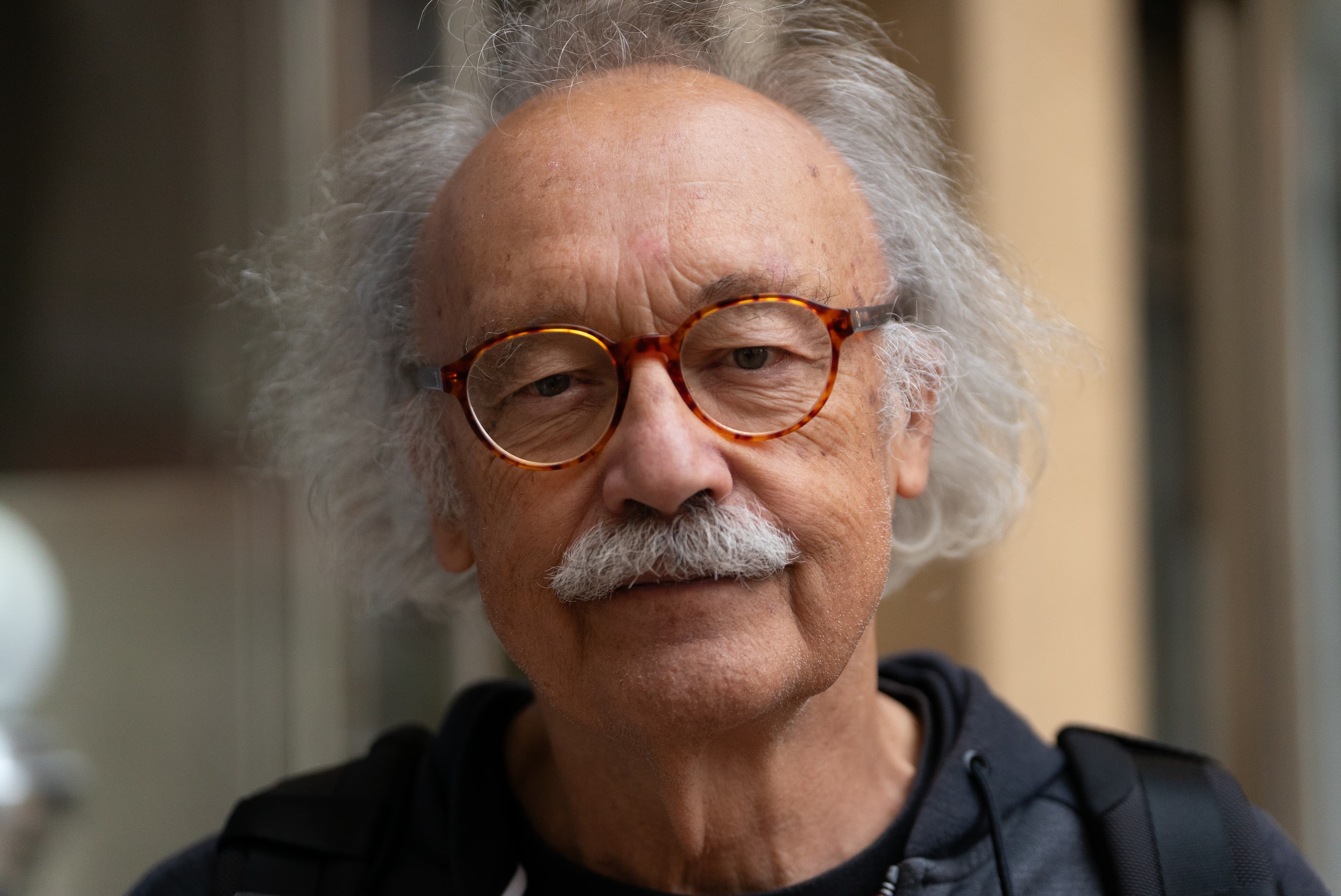 Porträt von Villi Hermann, fotografiert von Felix von Muralt