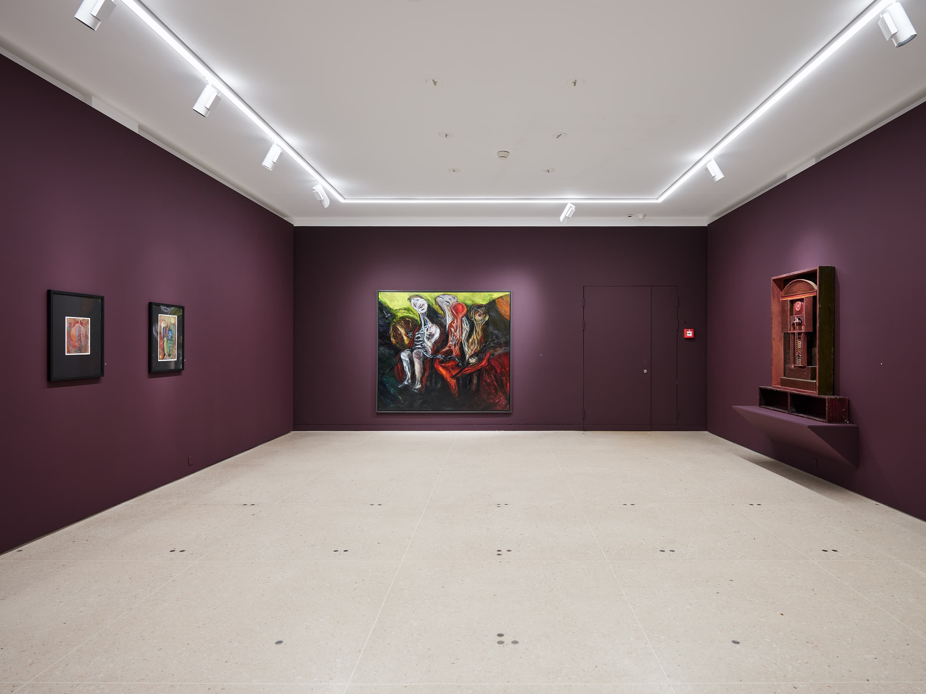 Ausstellungsansicht von «Träumende Dinge» im Kunsthaus Zug, fotografiert von Ernst Kehrli
